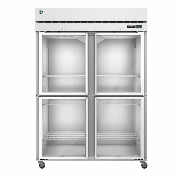 Hoshizaki America Freezer, Two Section Upright, Half Glass Doors with Lock F2A-HG